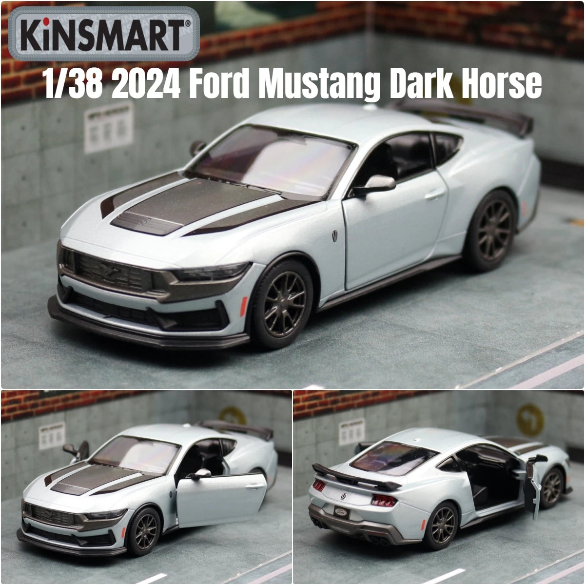 1/38 2024 Ford Mustang Dark Horse