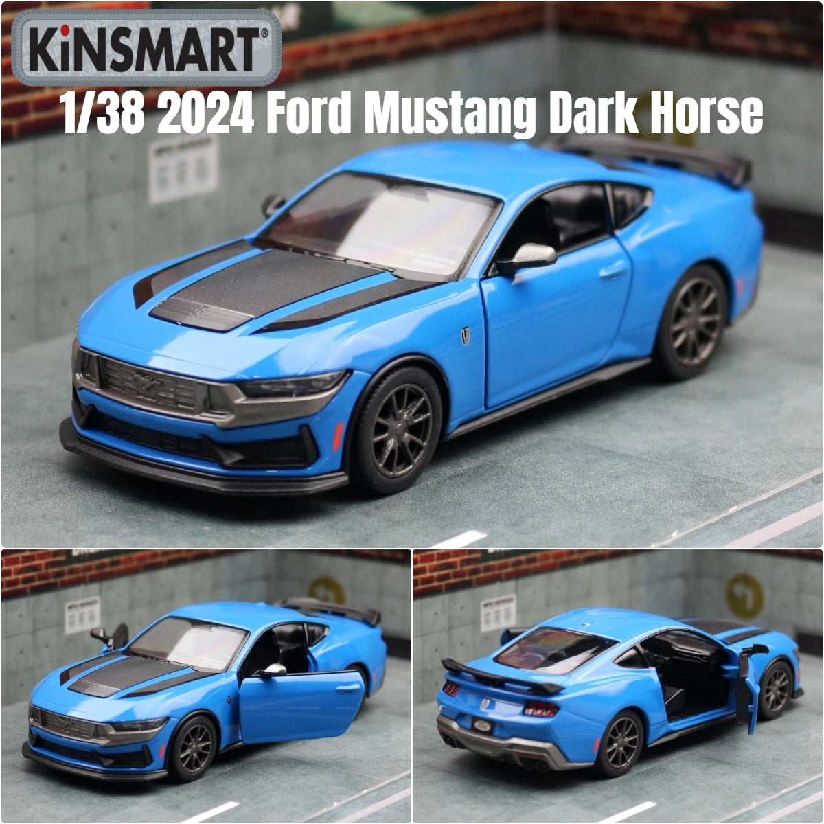 1/38 2024 Ford Mustang Dark Horse