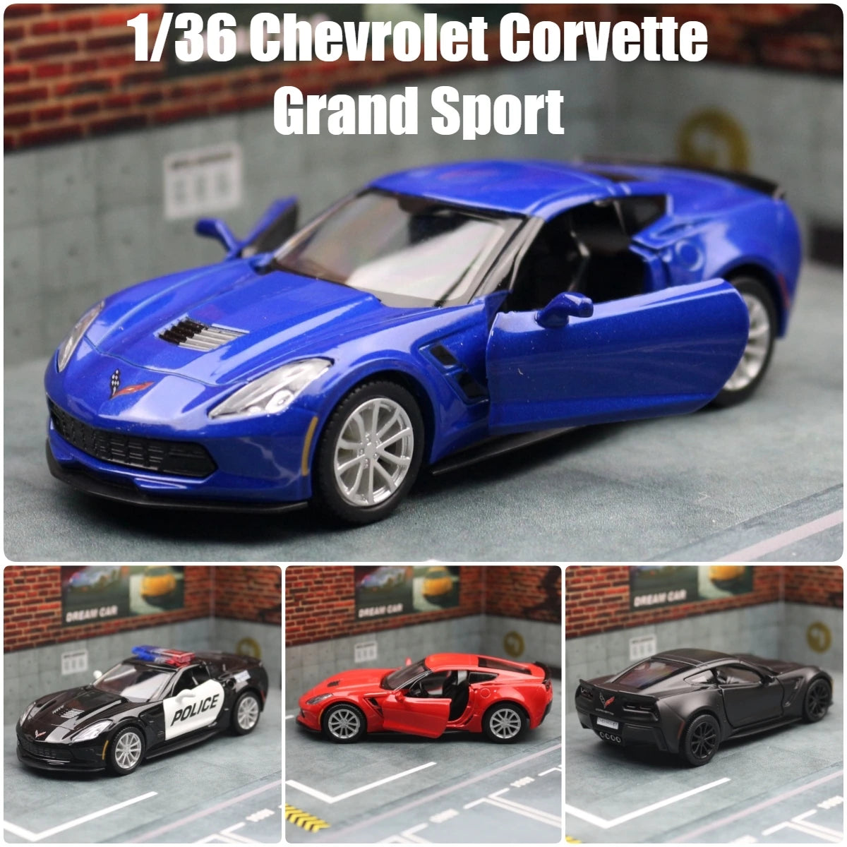 1/36 Chevrolet Corvette Grand Sport C7