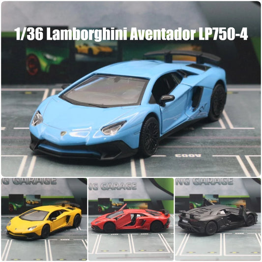 1/36 Lamborghini Aventador LP750-4 SV Coupe